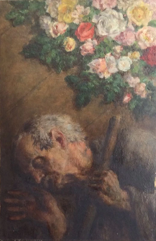 Il vecchio e i fiori